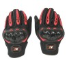 Guantes para motociclista talla L Road Guard negro rojo 2W