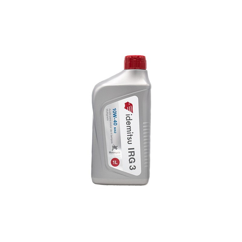 Aceite para motocicleta 4T 1L 10w40 semi sintetico IRG3 Idemitsu