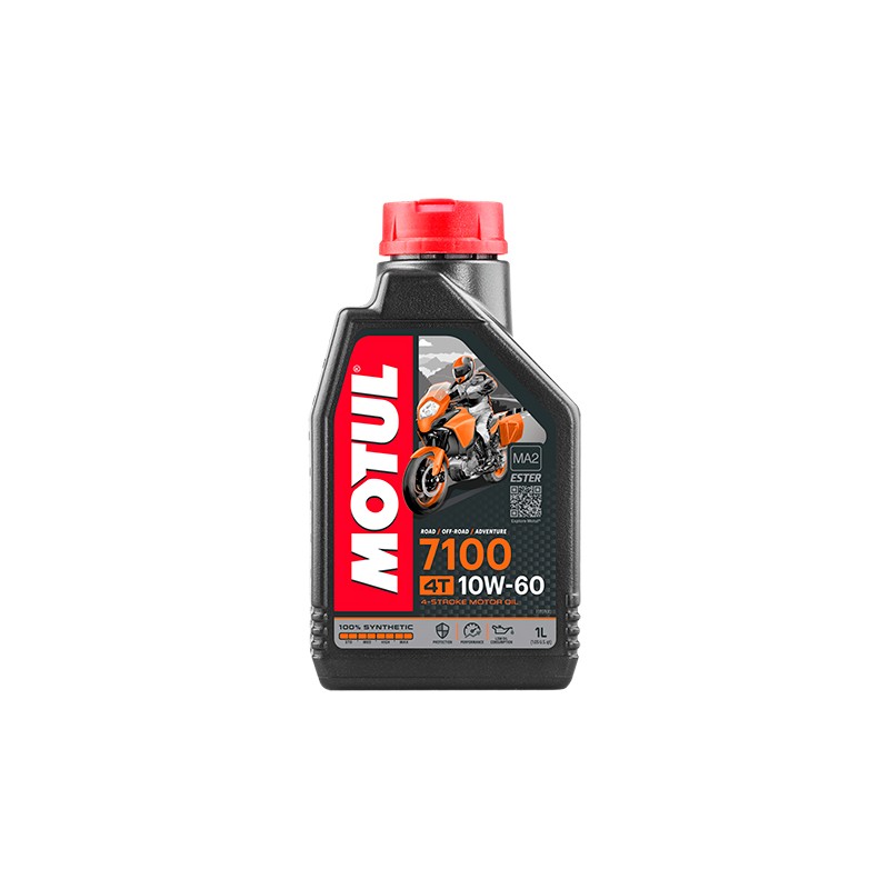 Aceite para motocicleta 4T 1L 10w60 7100 sintetico Motul