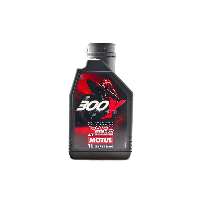 Aceite para motocicleta 4T 1L 15w50 300v sintetico off road Motul