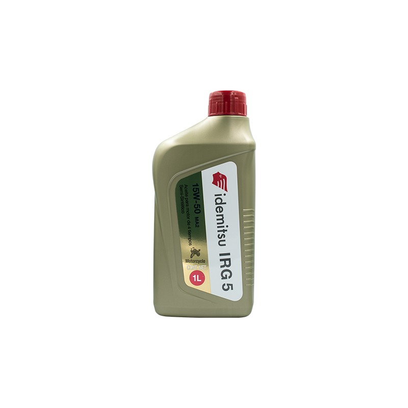 Aceite para motocicleta 4T 1L 15w50 IRG5 semi sintetico Idemitsu