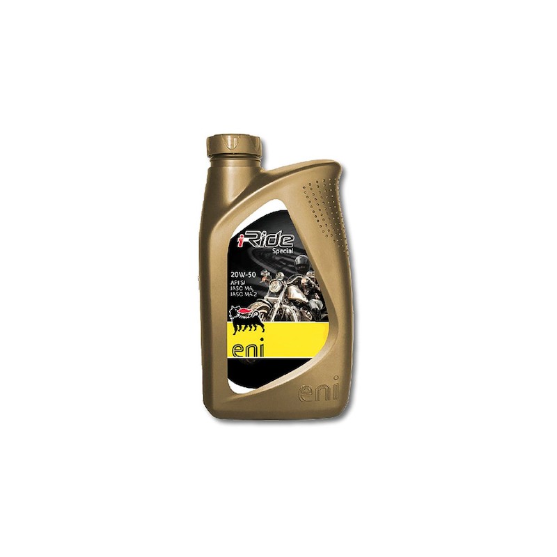 Aceite para motocicleta 4T 1L 20w50 mineral Ride Eni