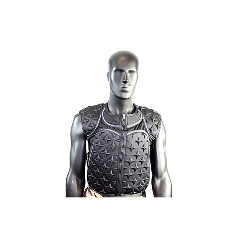 Chaleco Black Bike protector para cuerpo estrella Talla L