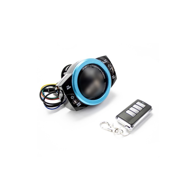 Display para motocicleta LCD MP3 FM con alarma MT481 Kinlley