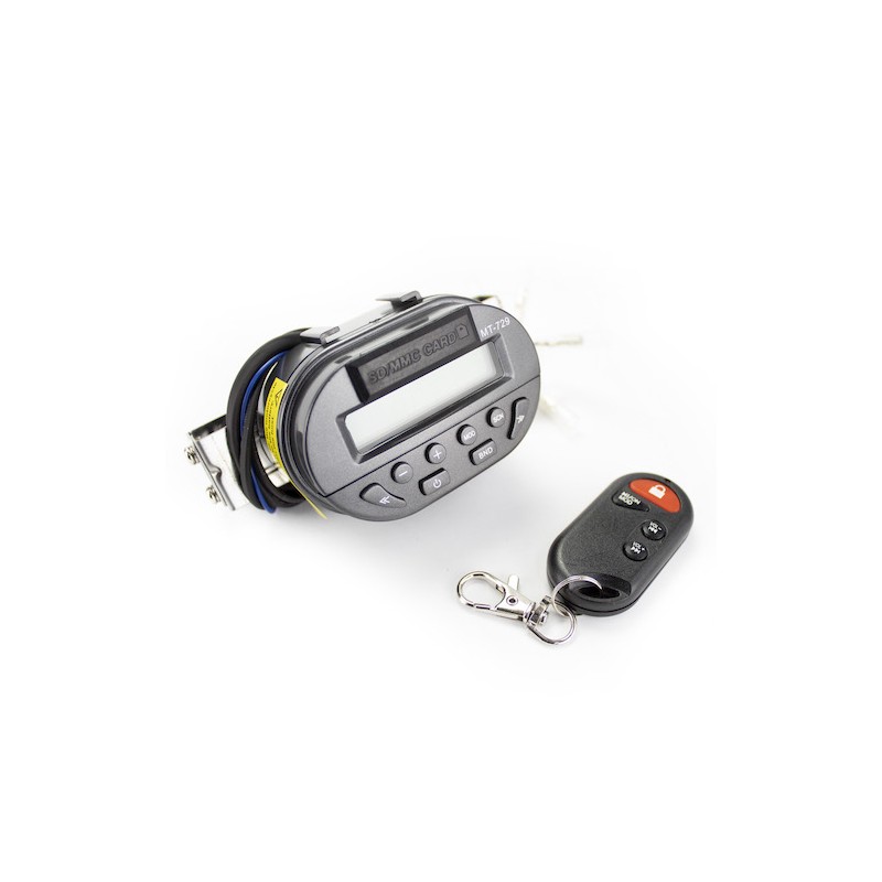 Display para motocicleta LCD MP3 FM con alarma MT729 Kinlley