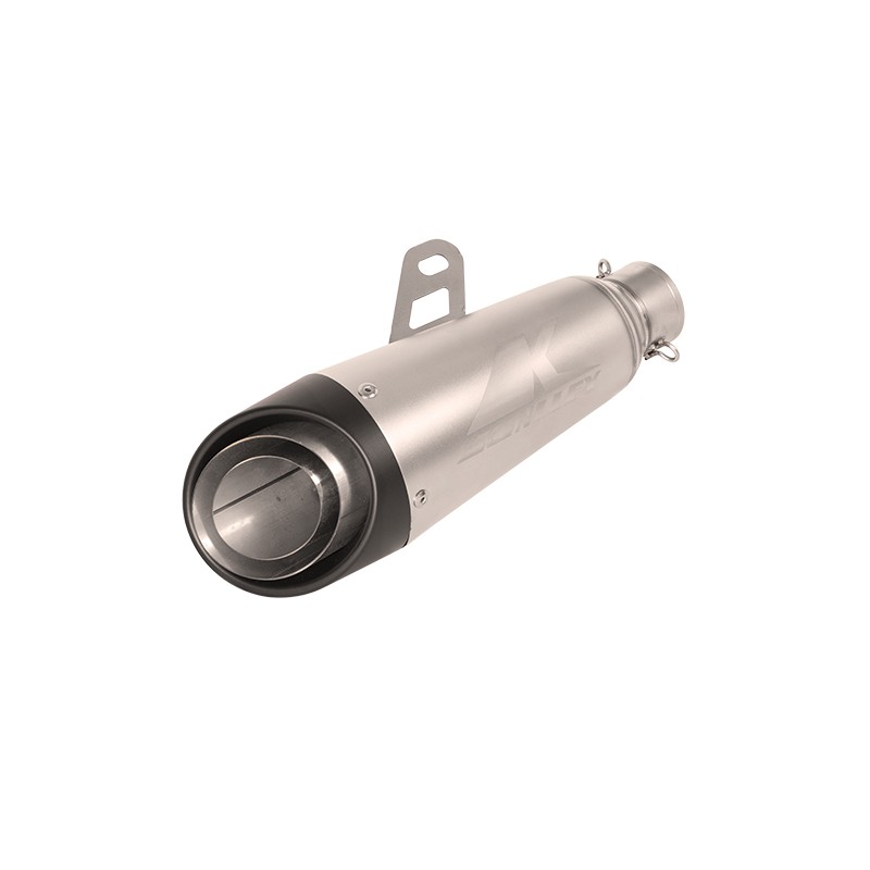 Escape para motocicleta universal gris 35mm a 51mm BD Kinlley