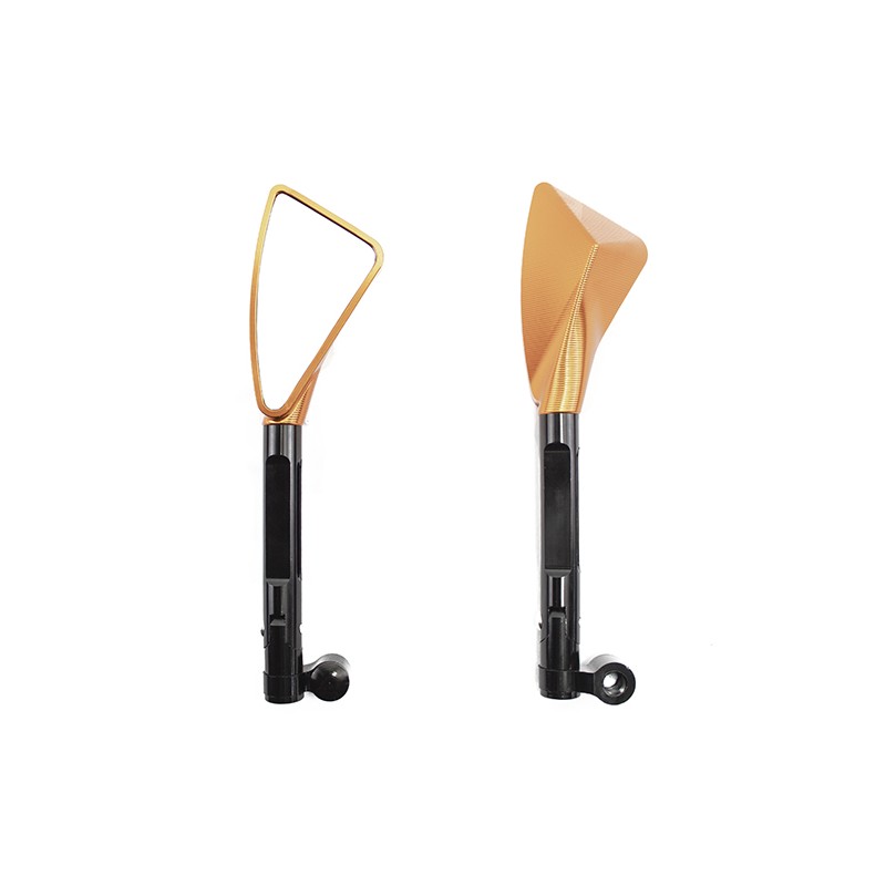 Espejos para motocicleta universales motonetas Oro ZX2715 Kinlley