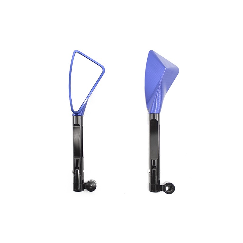 Espejos para motocicleta universales motonetas azul ZX2715 Kinlley
