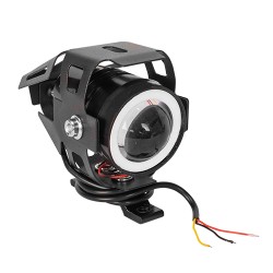Faro auxiliar universales para motocicleta U7 mini blanco azul Kinlley