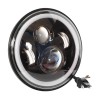 Faro led daymaker universal para motocicleta 7 luz blanca y ambar 12v 12w Kinlley