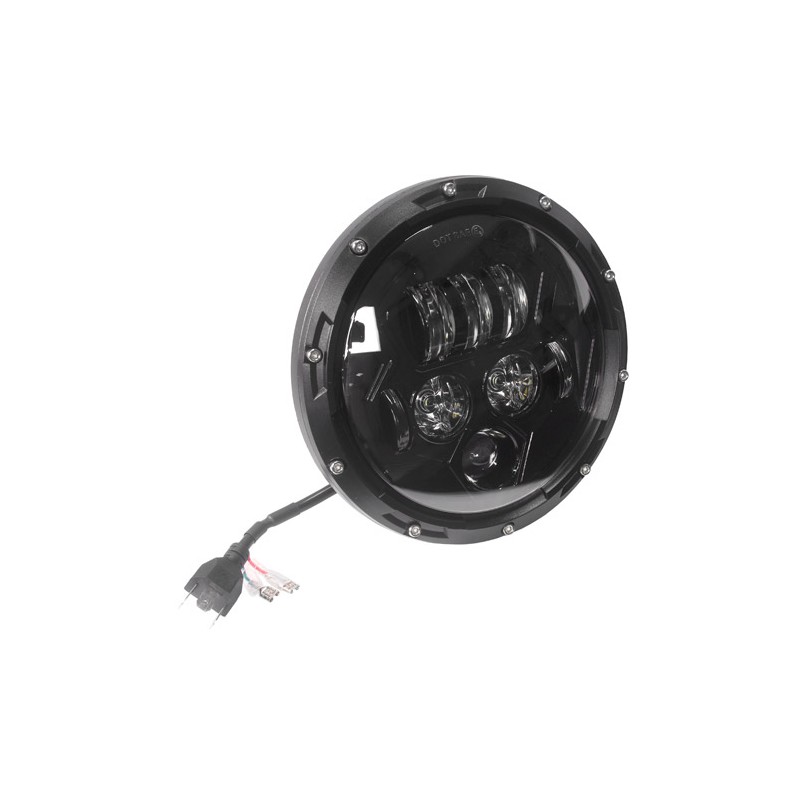 Faro led universal para motocicleta 7 pulgadas 12 - 60v 27w 2700 lumens Mod1 Kinlley