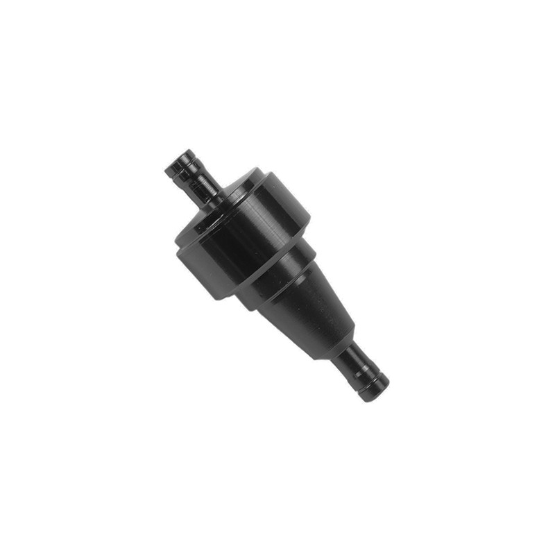 Filtro de gasolina metalico negro universal para motocicleta Kinlley