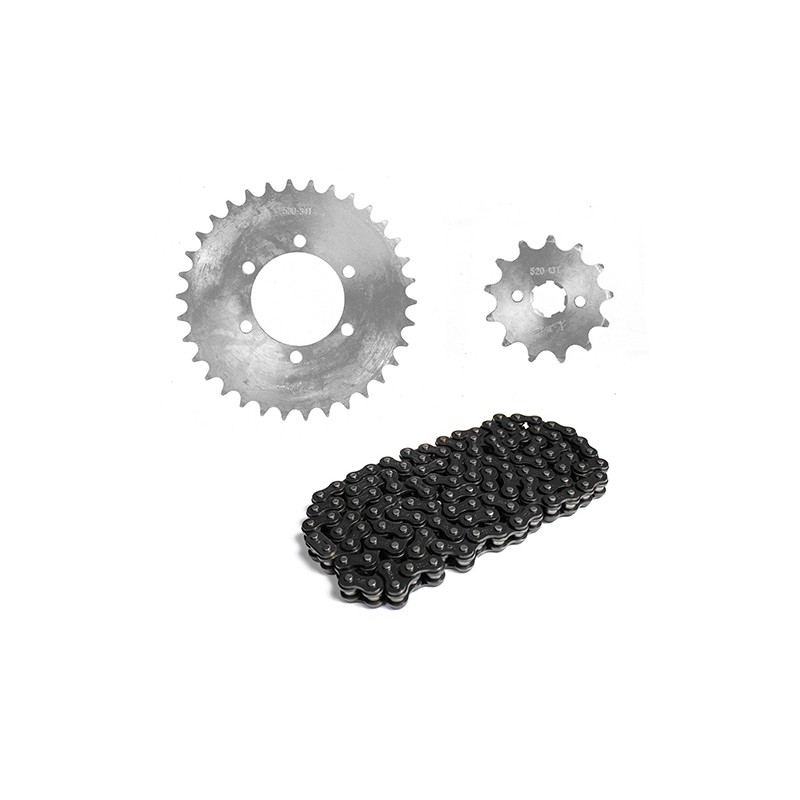 Kit de traccion para motocicleta 250Z 250SZ 34D 13D 520Hx120L Kinlley