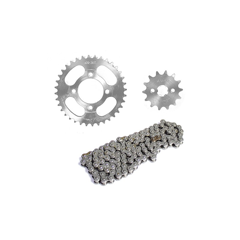 Kit de traccion para motocicleta C90 ECPO 36Dientes 14Dientes 420x112L Kinlley