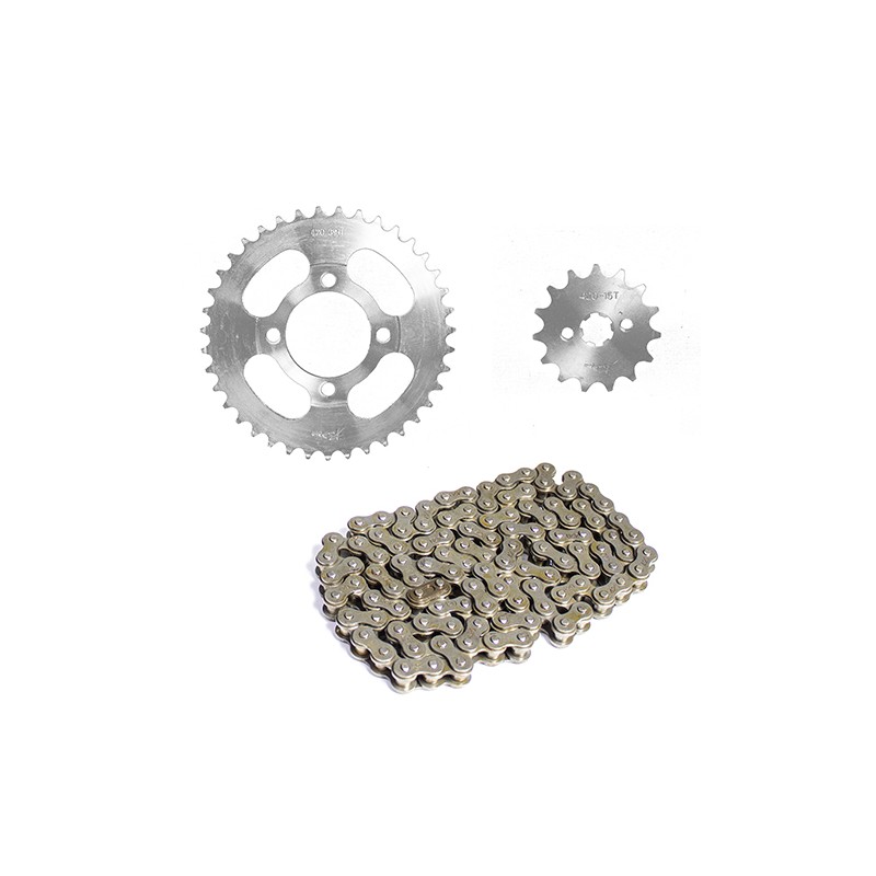 Kit de traccion para motocicleta C90 STR 39Dientes 15 Dientes 420x112L Kinlley