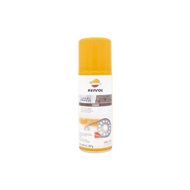 Lubricante de cadena para motocicleta 400ml Repsol