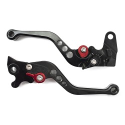 Manija de aluminio (par) motonetas negro Kinlley