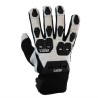 Guantes para motociclista motocicleta BMD textil completo MS - 2017 - 01 XL negro blanco Benotto