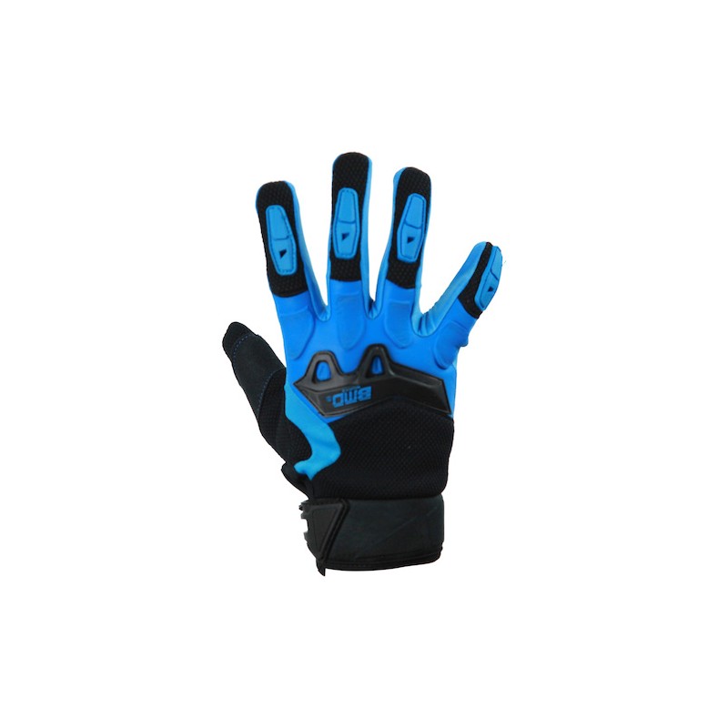 Guantes para motociclista motocicleta BMD textil completo MS - 2018 - 03 L azul Benotto
