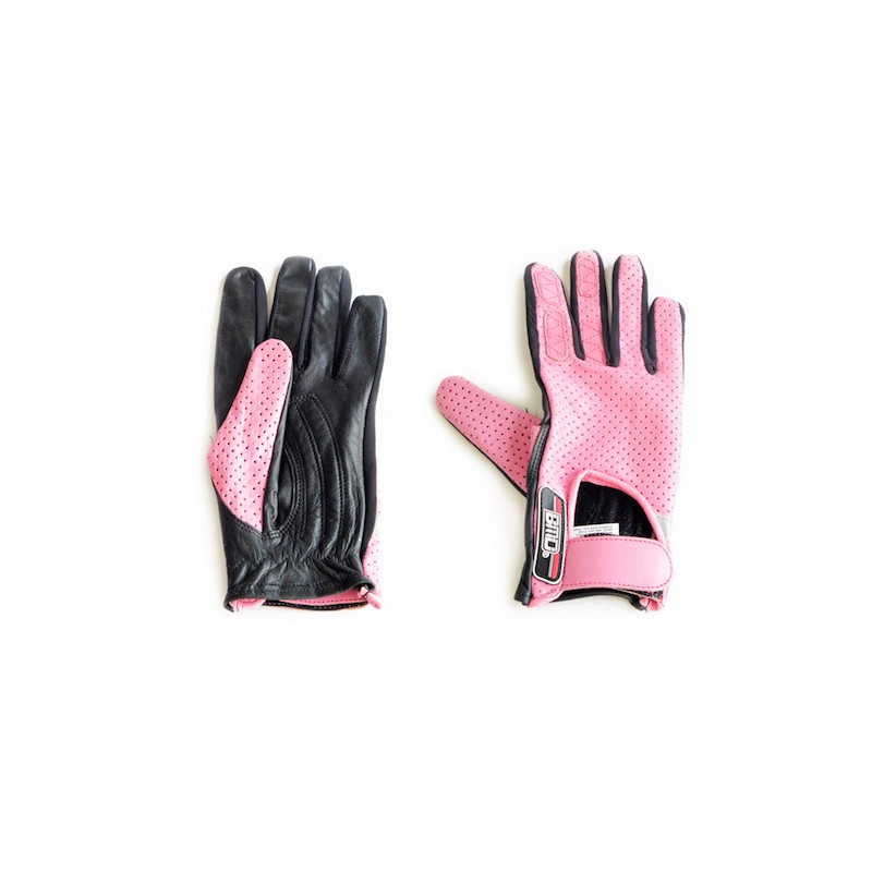 Guantes para motociclista motociclista BMD Piel completo Dama Talla: M rosa Benotto