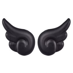 Alas para casco negro Alessia