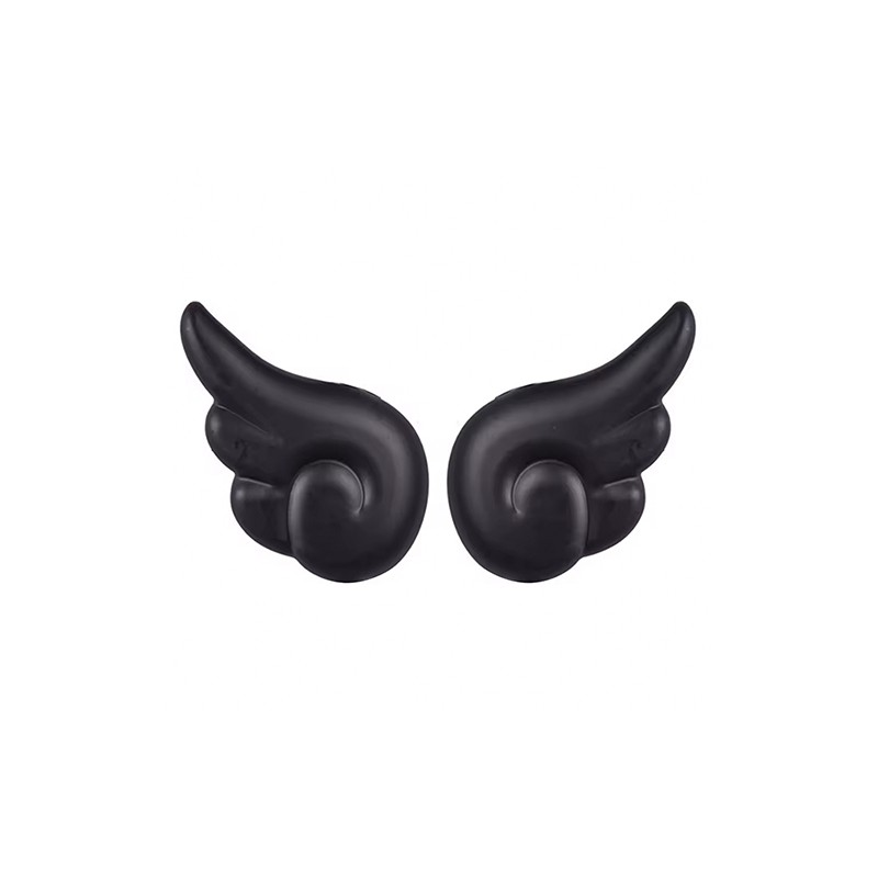 Alas para casco negro Alessia