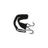 Liga elastica para motocicleta negra 1m