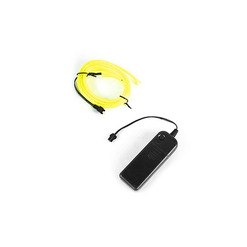 Luz Led Amarilla para casco 5 Vcc 2M