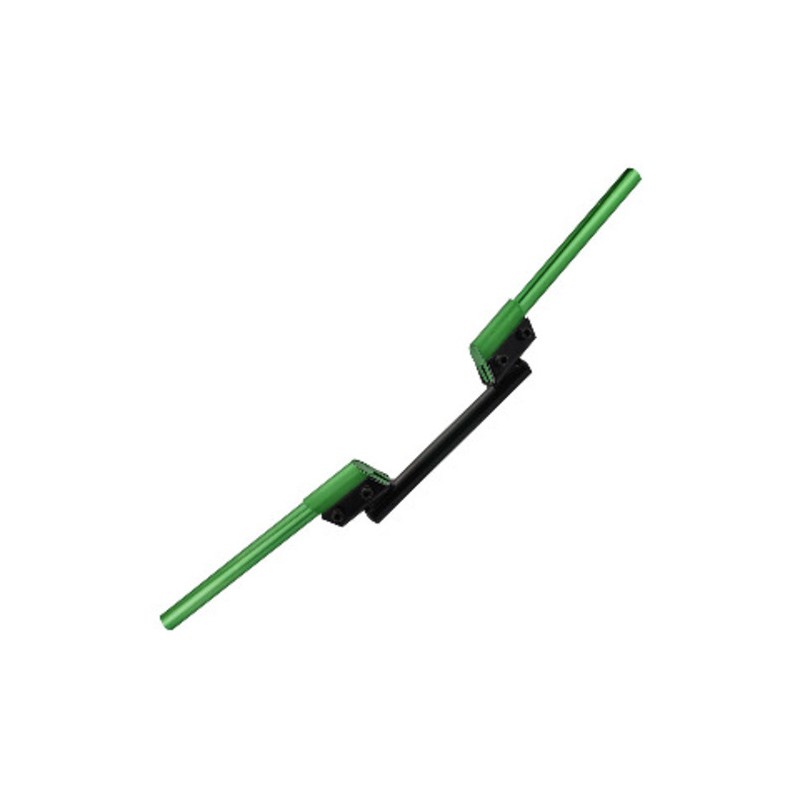 Manubrio aluminio universar verde con base negra ajustable