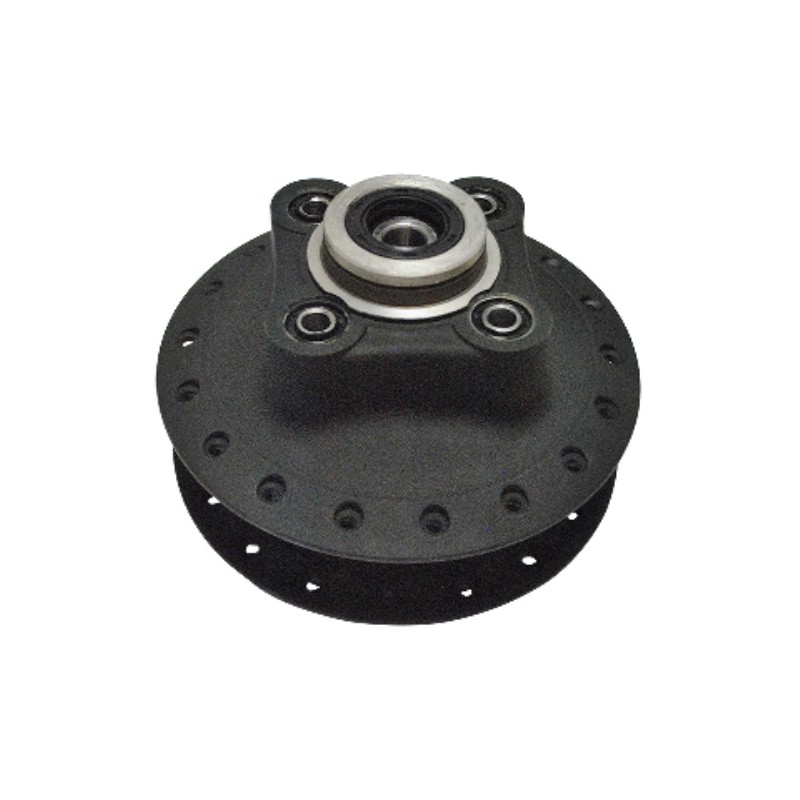 Maza de rin trasero para motocicleta DM200 DM150 negra