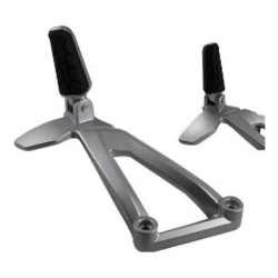 Posapie trasero Derecho Completo para motocicleta NS200