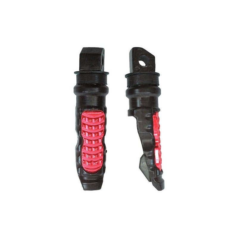 Posapie universal de aluminio rojo