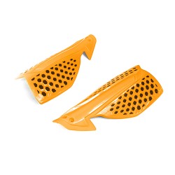 Protector de puños naranja para motocicleta Cross