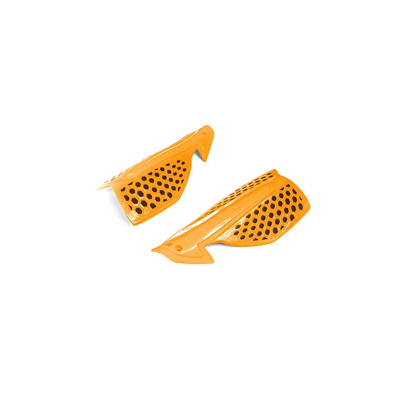 Protector de puños naranja para motocicleta Cross
