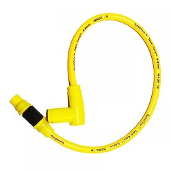 Capuchon cable de bujia racing amarillo 556mm