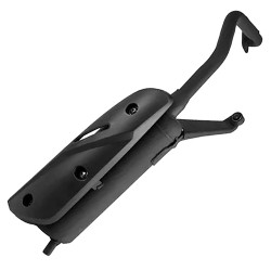 Escape negro para motocicleta W150 WS150 WS150