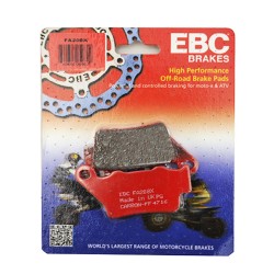 Balatas de freno disco para motocicleta EBC FA208X HUSQVARNA CR 250 WR 250 KTM EXC 350 ENDURO 690