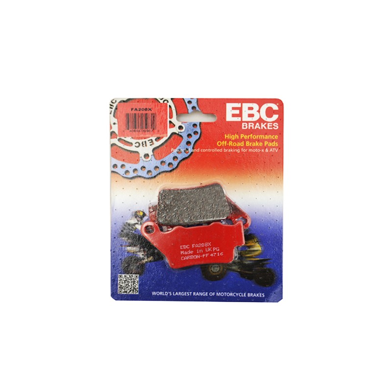 Balatas de freno disco para motocicleta EBC FA208X HUSQVARNA CR 250 WR 250 KTM EXC 350 ENDURO 690