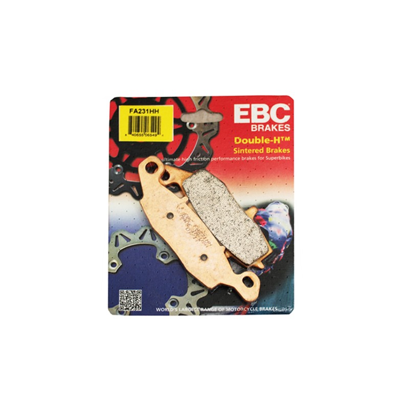Balatas de freno disco para motocicleta EBC FA231HH KAWASAKI VULCAN 900 SUZUKI V STROM GSXR 750 BOULEVARD 800