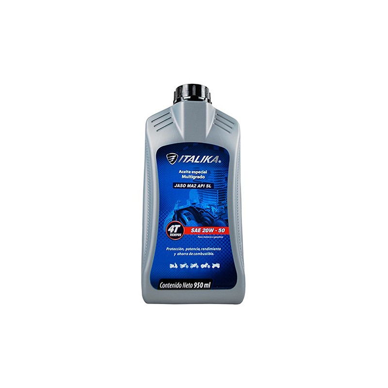 Aceite para motocicleta 4T 1L 20w50 mineral SL Italika