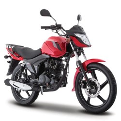 Motocicleta Italika FT200 roja