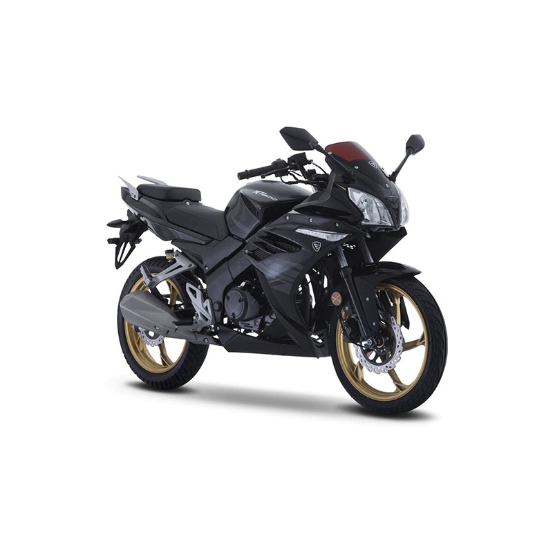 Motocicleta Italika RT200 CC Deportiva negro gris