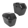 Alforjas laterales para motocicleta 23L negras 37x23x47.5cm Kinlley