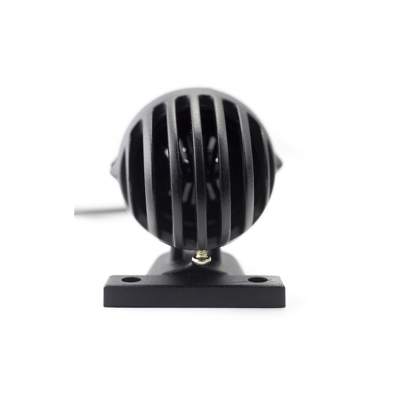 Calavera con base negra universal para motocicleta cafe racer 2029 Kinlley