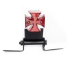 Calavera de cruz led con soporte de placa para motocicleta universal 2014 Kinlley
