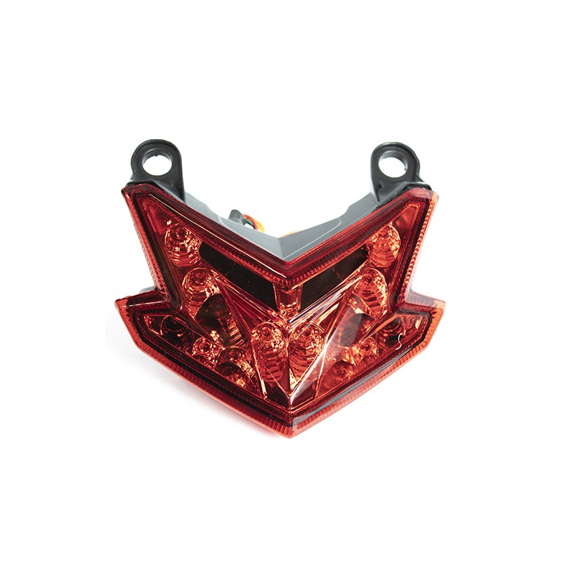 Calavera de flecha con luz trasera y de giro de led modelo 2035 Kinlley