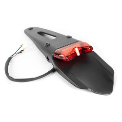 Calavera led con salpicadera universal motocicleta deportiva 2024 AC Kinlley