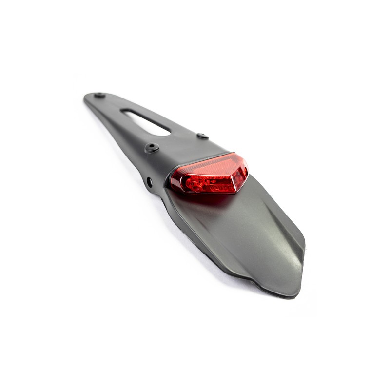 Calavera para motocicleta con salpicadera negra 12pcs led dip modelo 2024A Kinlley