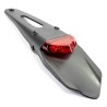 Calavera para motocicleta con salpicadera negra 12pcs led dip modelo 2024A Kinlley