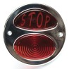 Calavera para motocicleta stop con base cromada universal 2032 Kinlley